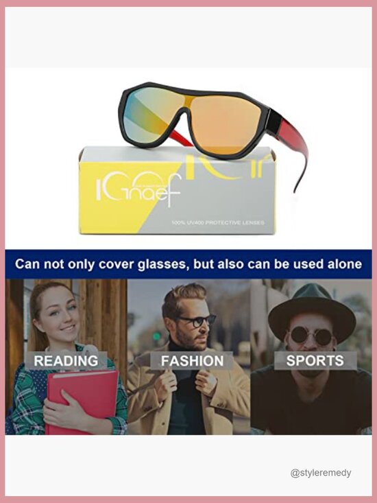 Unisex Fit Over Polarized Sunglasses with UV Protection for Fishing main image 7